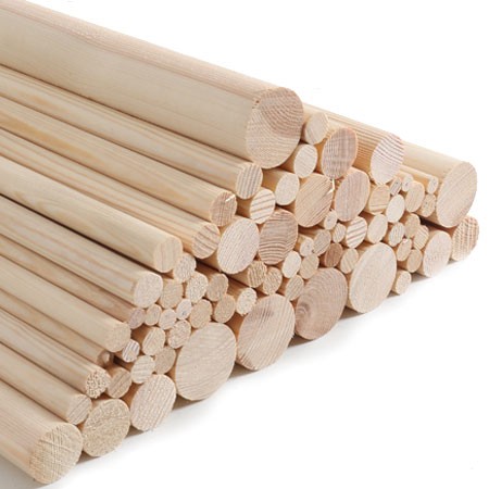 دوبل چوبی | میله چوبی | داول چوبی | چوب گرد