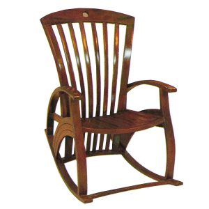 صندلی گهواره ای چوبی کد M13