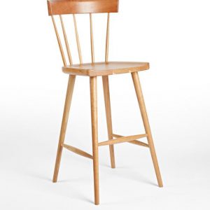صندلی اپن آشپزخانه چوبی پشت دار