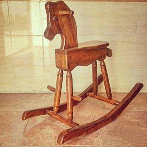 راکر اسب چوبی کودک کد M17