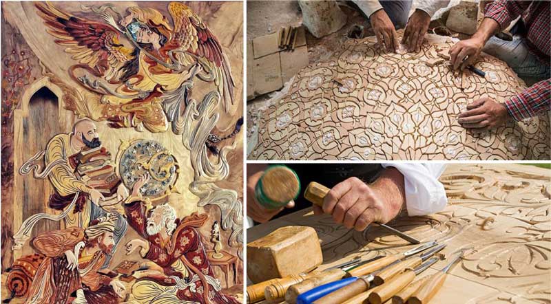 معرق چوب ، هنر اصیل ایرانی