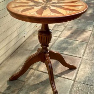 میز پایه گلدانی چوبی